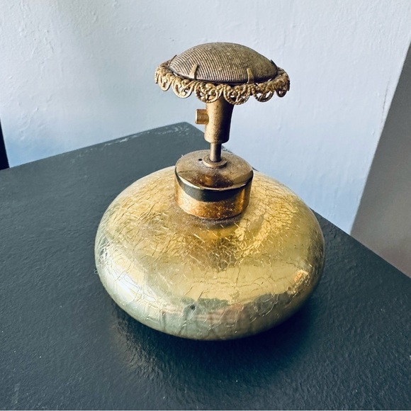 Vintage Devilbiss Empty Bottle Atomizer Fragrance Cased Glass Gold Antique - Picture 9 of 16